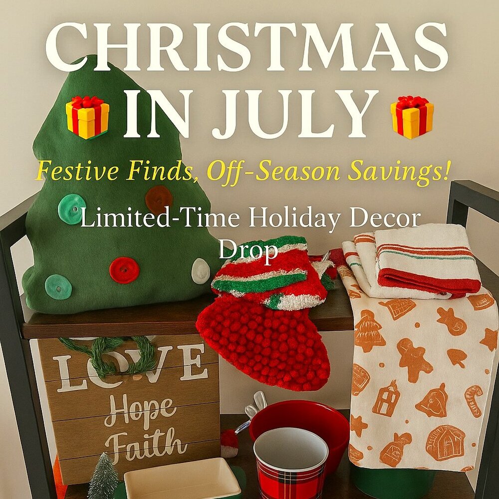 "Christmas in July (…a little early!)"_ Auction items 5:30PM
